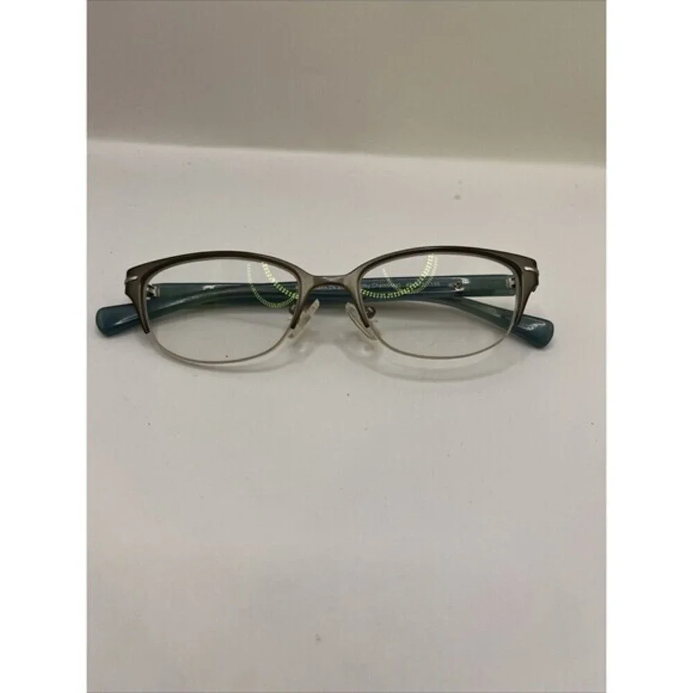 COACH HC 5058 JACKIE 9194 SATIN DARK GUNMETAL‎ CHAMBRAY BLUE 49-17-135 I970